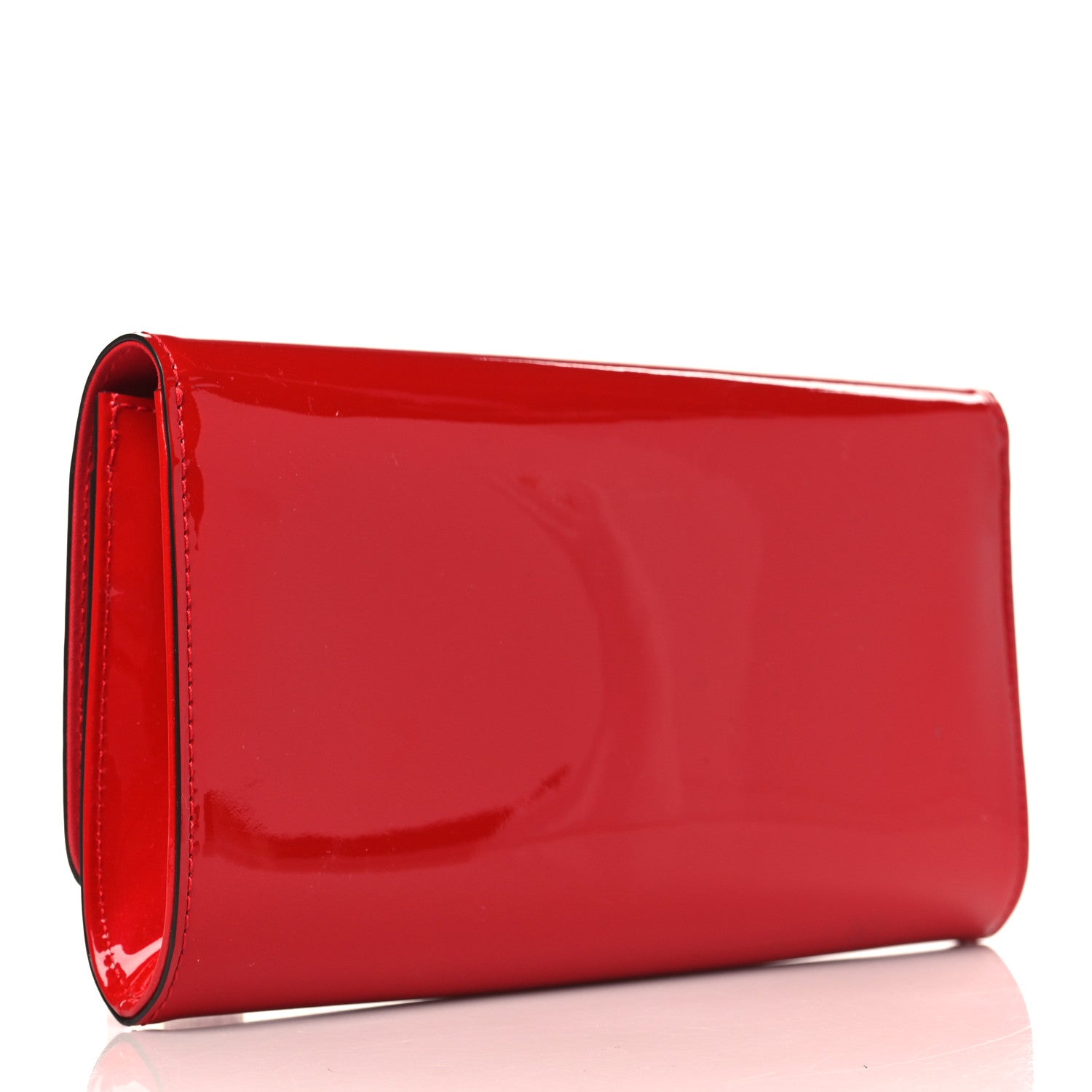 Louis Vuitton Patent Louise Clutch Cherry 3 of 7