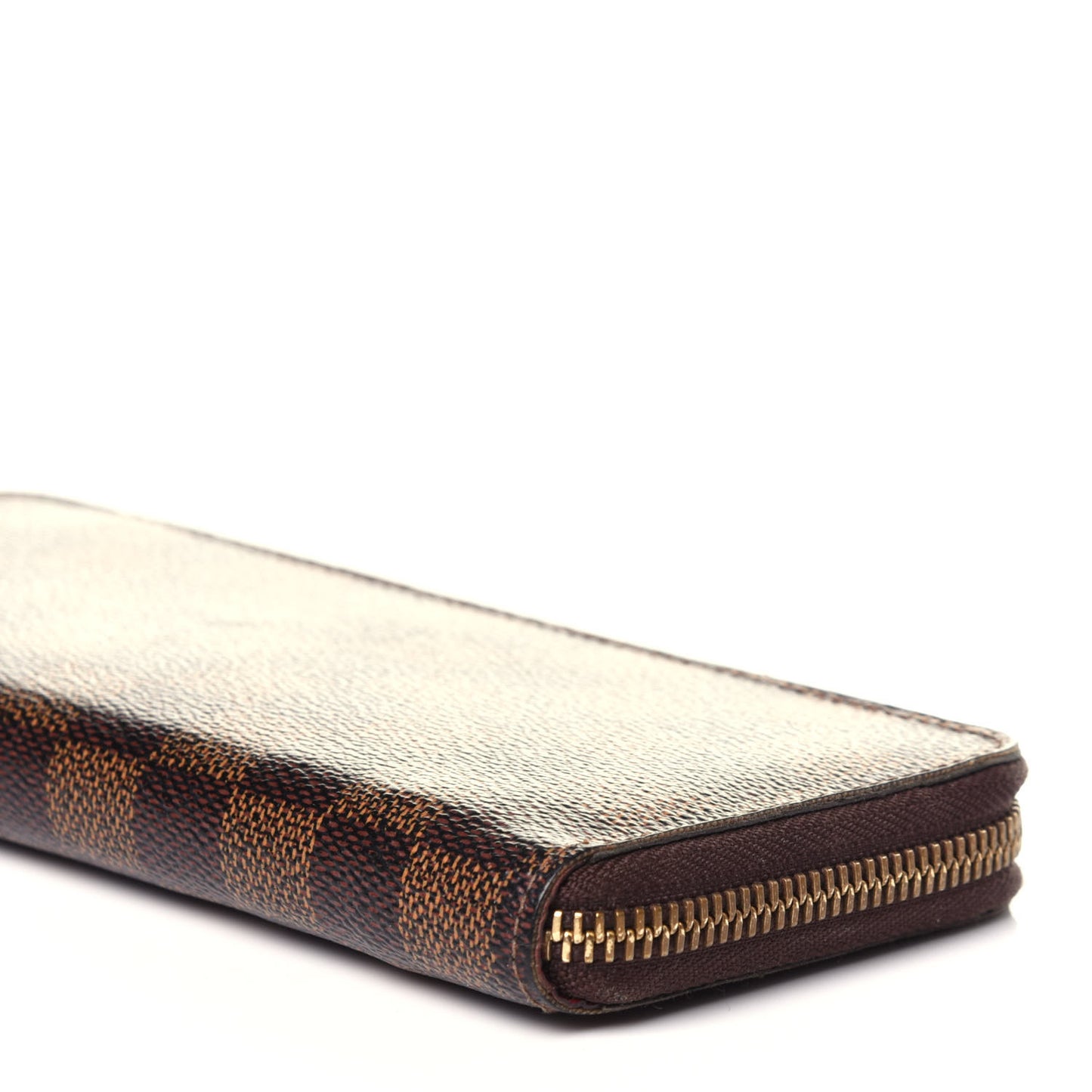 Damier Ebene Clemence Wallet Cherry