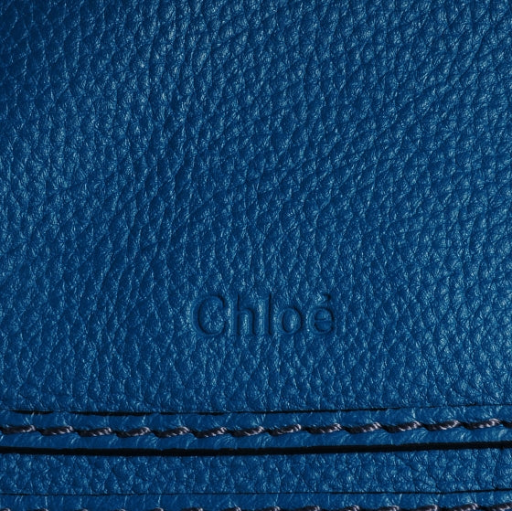 Calfskin Medium Marcie Satchel Laguna Blue