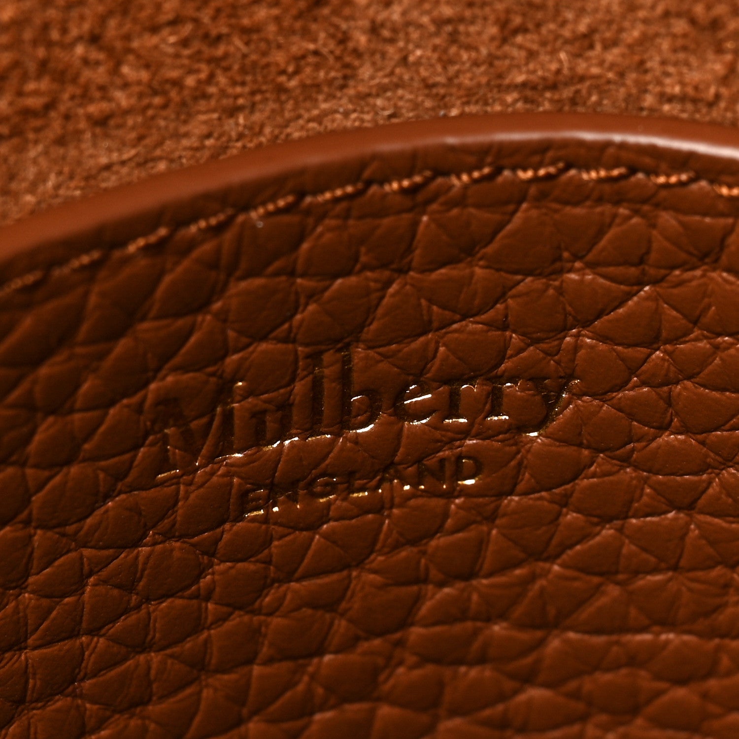 Mulberry Heavy Grain Mini Alexa Chestnut 6 of 8