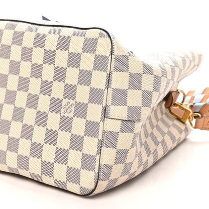 Louis Vuitton Damier Azur Braided Neonoe MM Blue 8 of 8