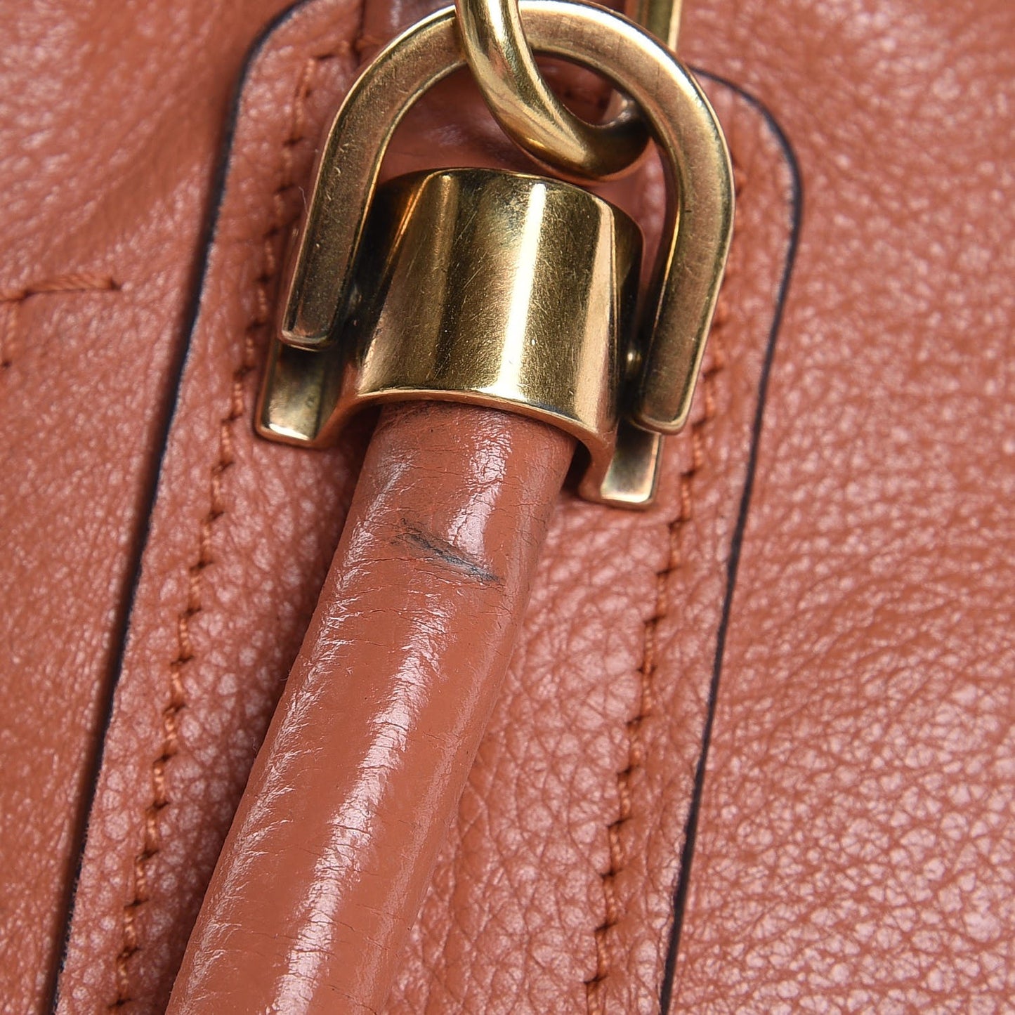 Calfskin Small Paraty Suntan