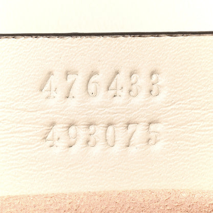 Gucci Calfskin Matelasse Super Mini GG Marmont Shoulder Bag White 7 of 14