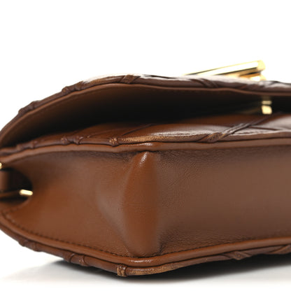 Louis Vuitton Lambskin Malletage Wallet On Chain GO-14 Tan 8 of 9