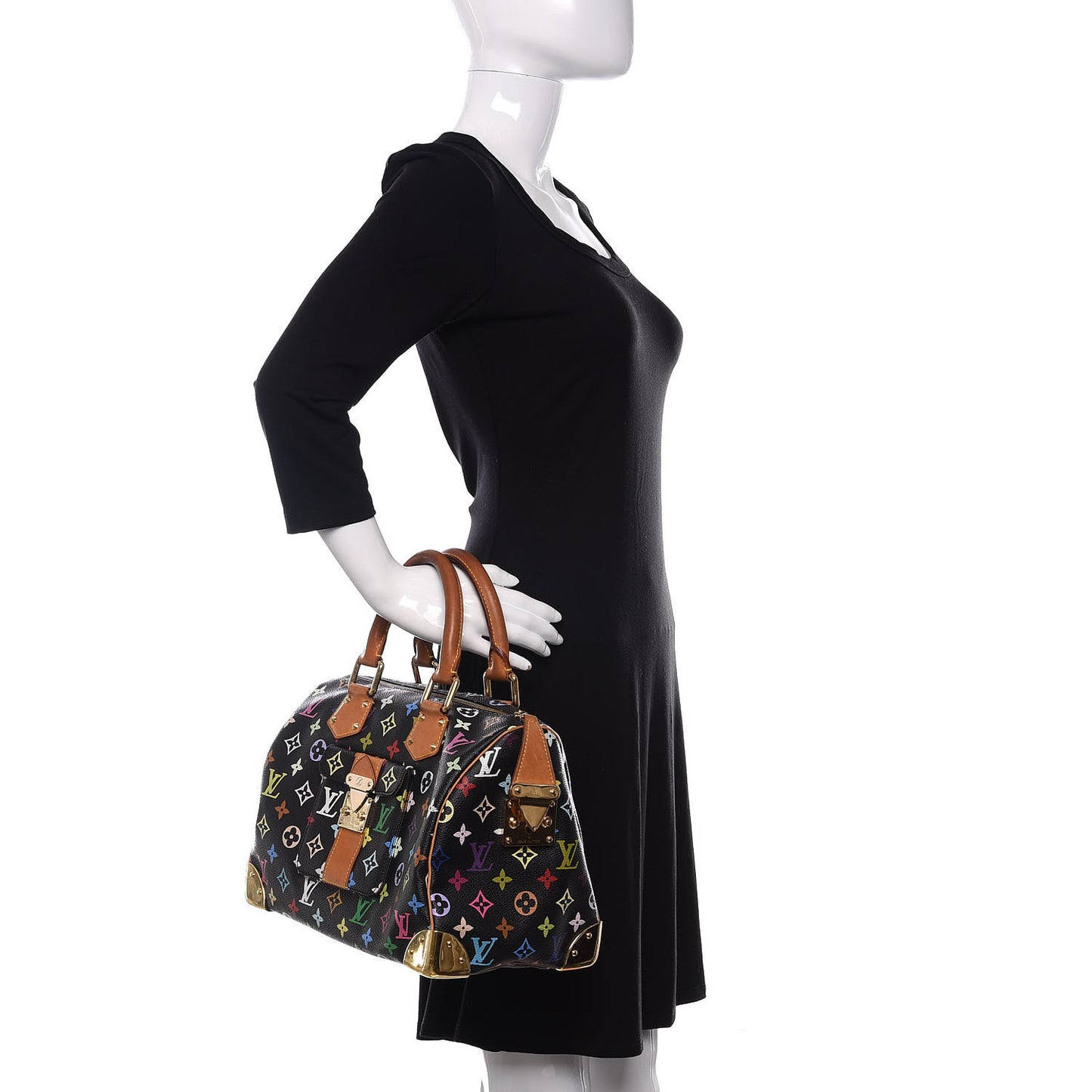 Monogram Multicolor Speedy 30 Black