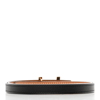 Hermes Swift Epsom 13mm Focus Belt Black Gold 2 of 7