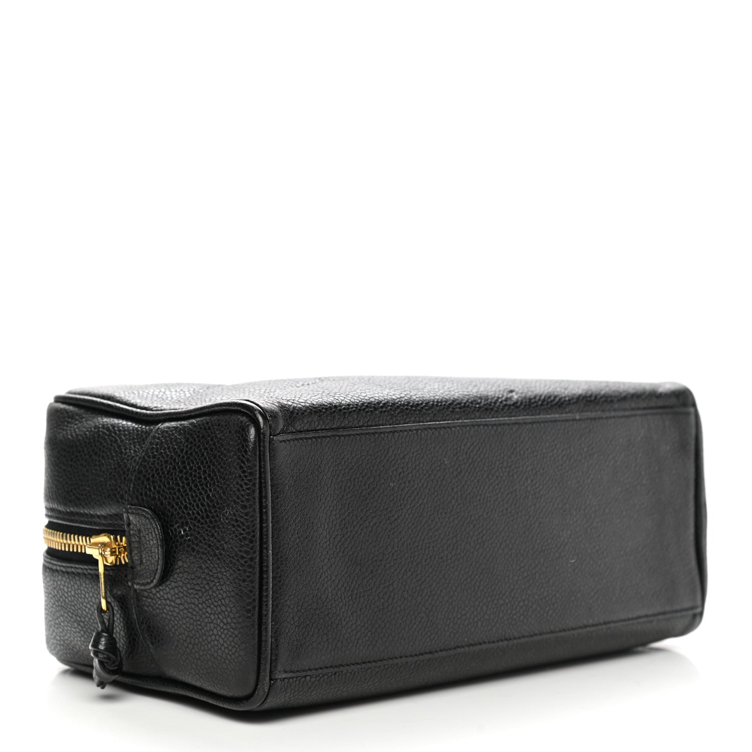 Chanel Caviar Timeless CC Cosmetic Pouch Bag Black 4 of 12