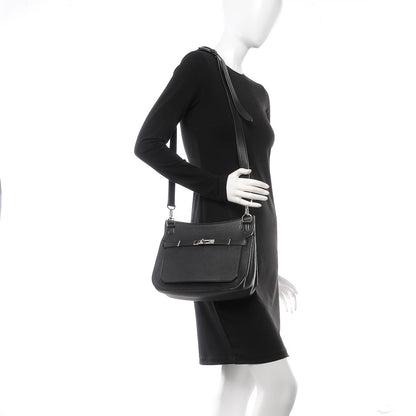 Hermes Taurillon Clemence Jypsiere 28 Black 2 of 8