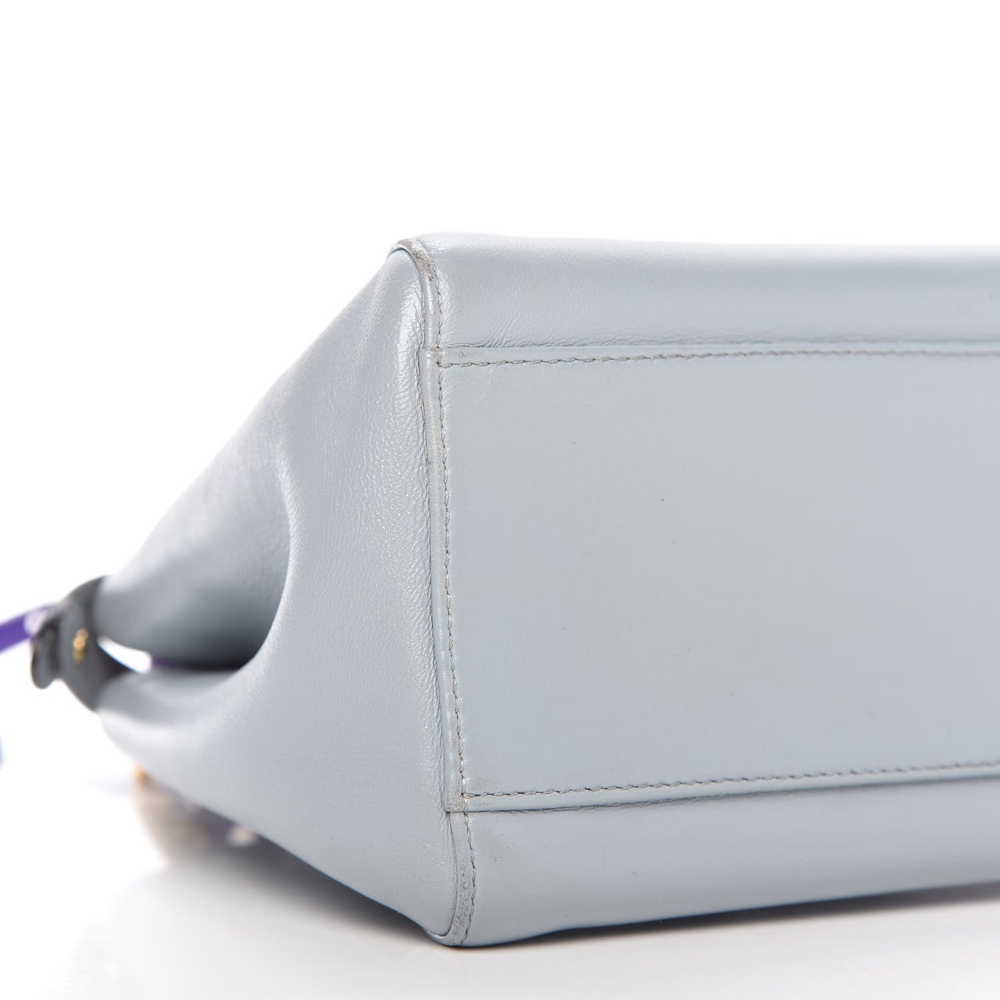 Nappa Colorblock Mini Peekaboo Iconic Satchel Polvere Purple Rain Ruby