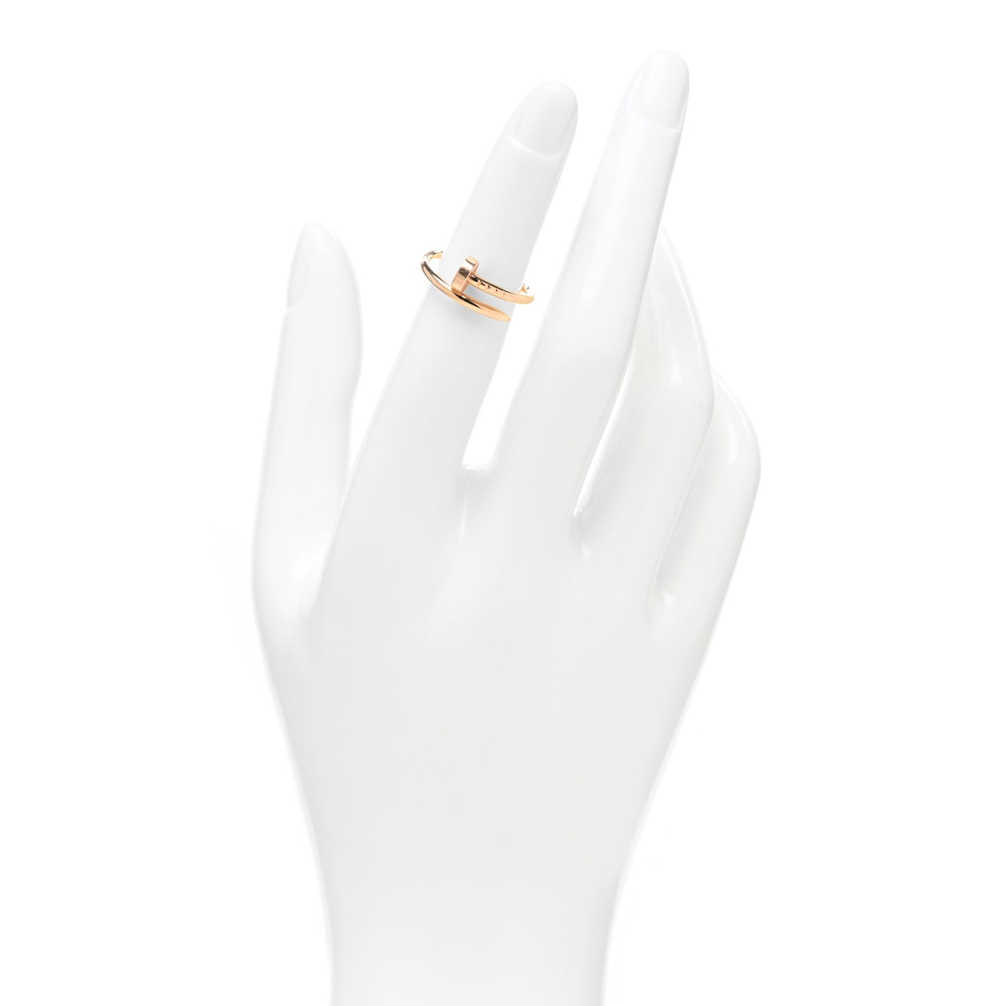 18K Pink Gold Small Juste Un Clou Ring 49 4.75