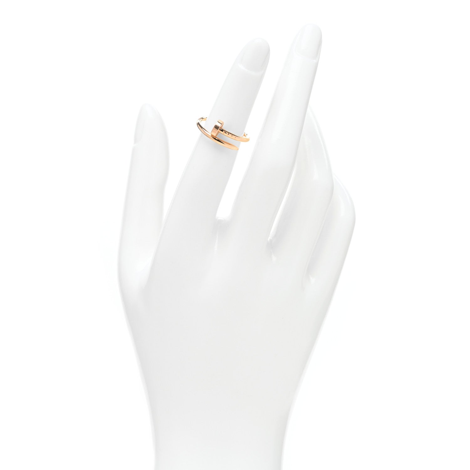 Cartier 18K Pink Gold Small Juste Un Clou Ring 49 4.75 2 of 5