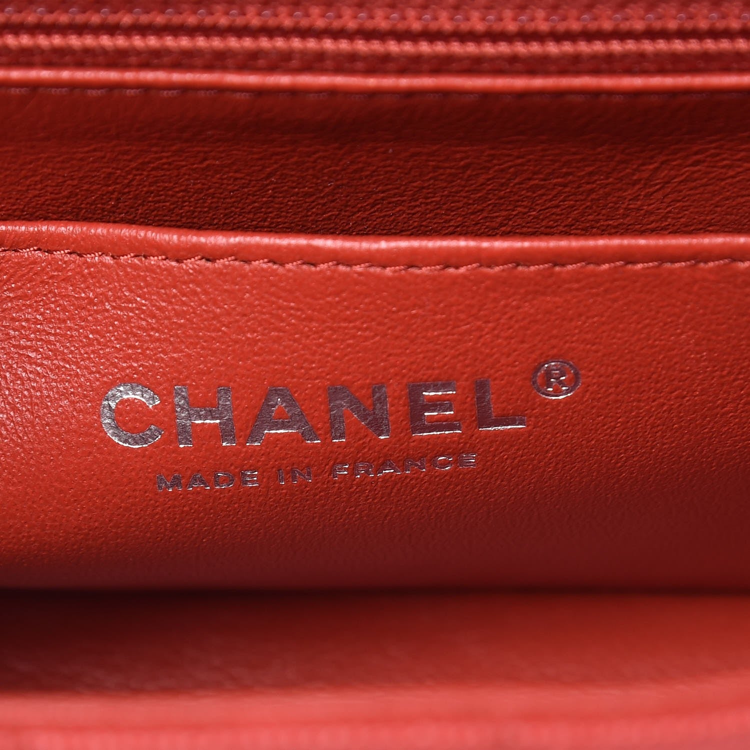Chanel Caviar Quilted Mini Rectangular Flap Red 6 of 7