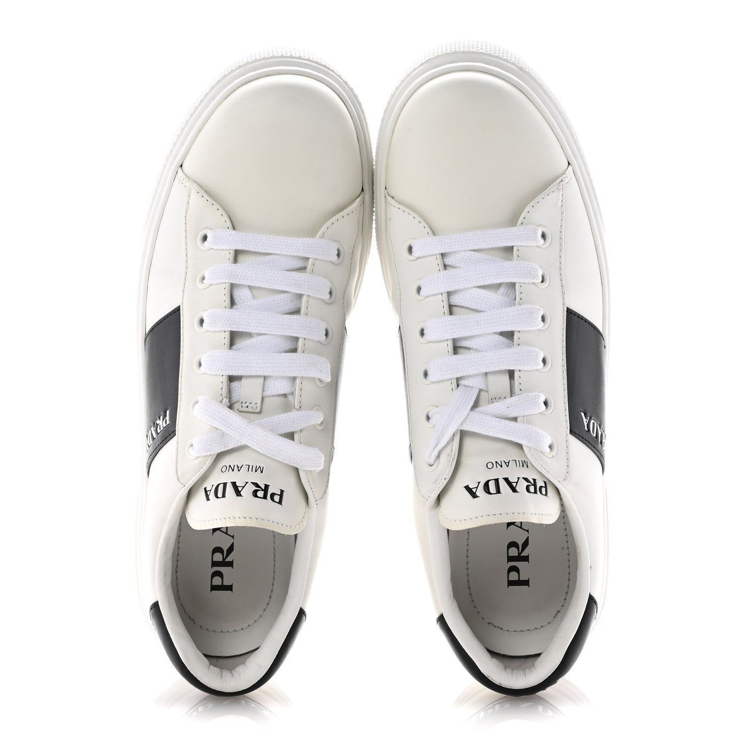 Vitello Soft Logo 45mm Platform Sneakers 39 White Black