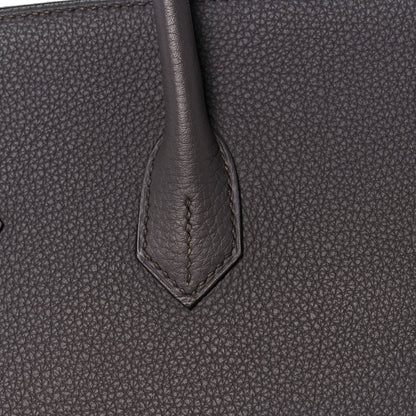 Hermes Togo Birkin 35 Etain 13 of 38