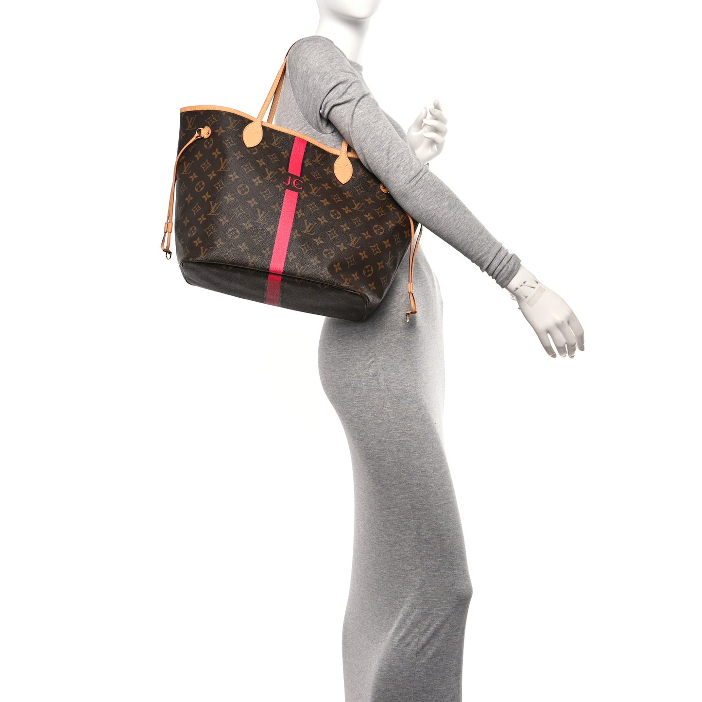 Monogram My LV Heritage Neverfull MM Fuchsia