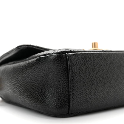 Chanel Caviar Quilted Mini Chain Soul Flap Black 9 of 11