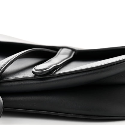 Christian Dior Ultra Matte Calfskin Saddle Bag Black 10 of 14