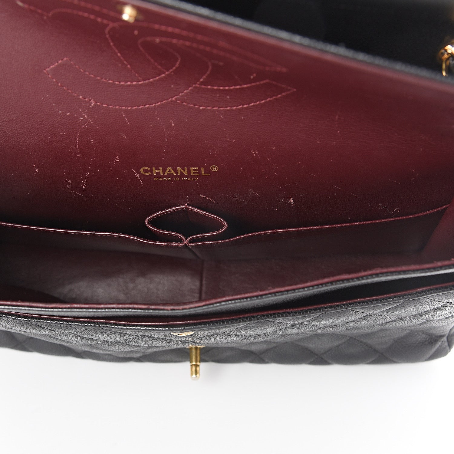 Chanel Caviar Quilted Maxi Double Flap Black 4 of 10