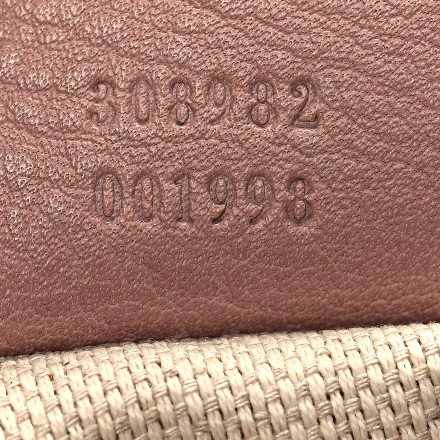 Gucci Pebbled Calfskin Medium Soho Chain Shoulder Bag Dark Cipria 6 of 9