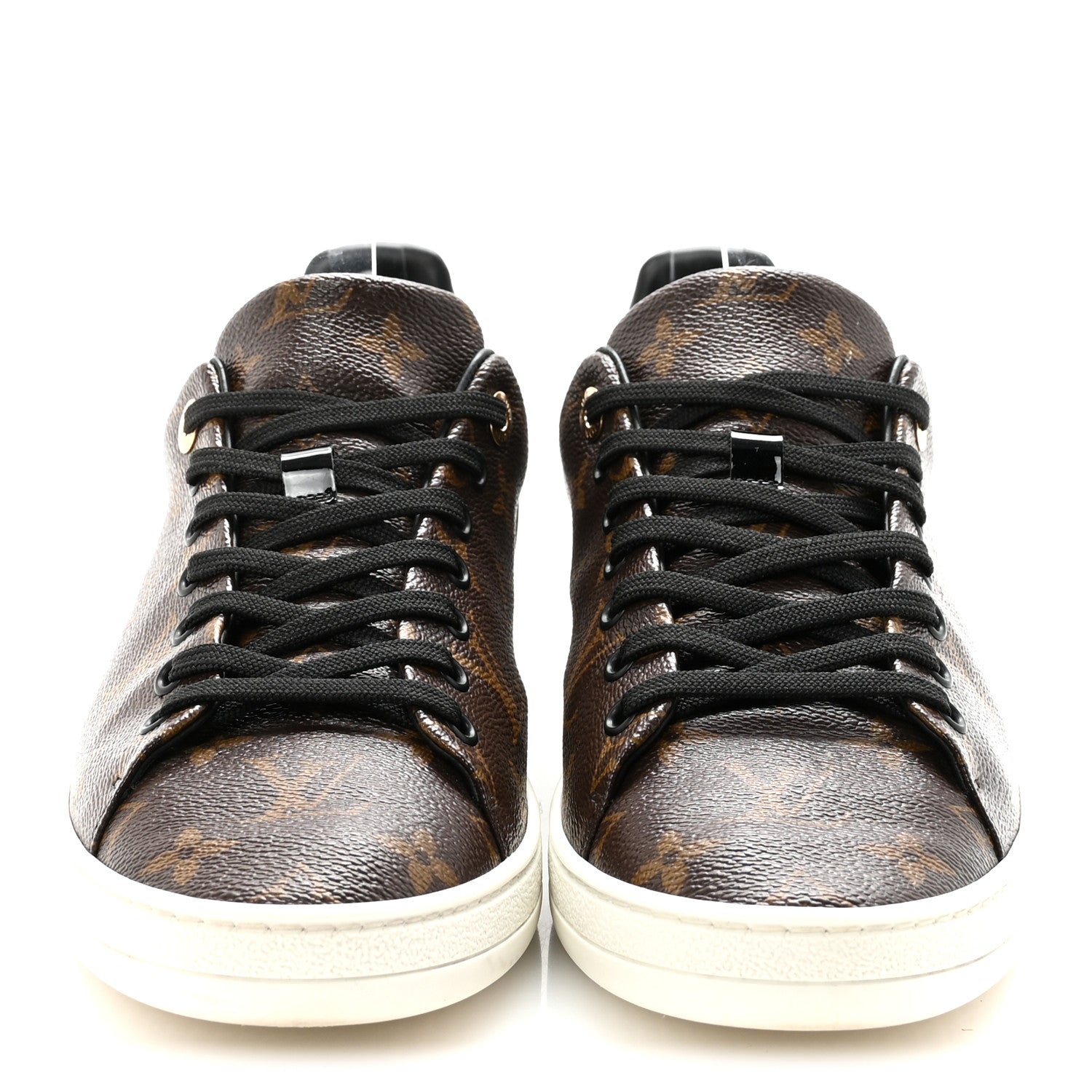 ルイヴィトン Louis Vuitton Patent Monogram Frontrow Sneakers 42 1840014