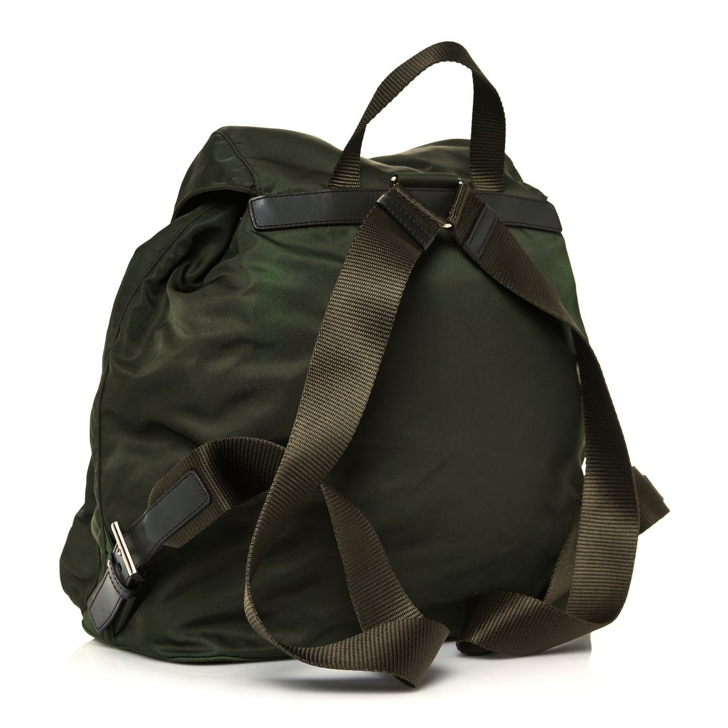 Nylon Vela Large Backpack Ebano