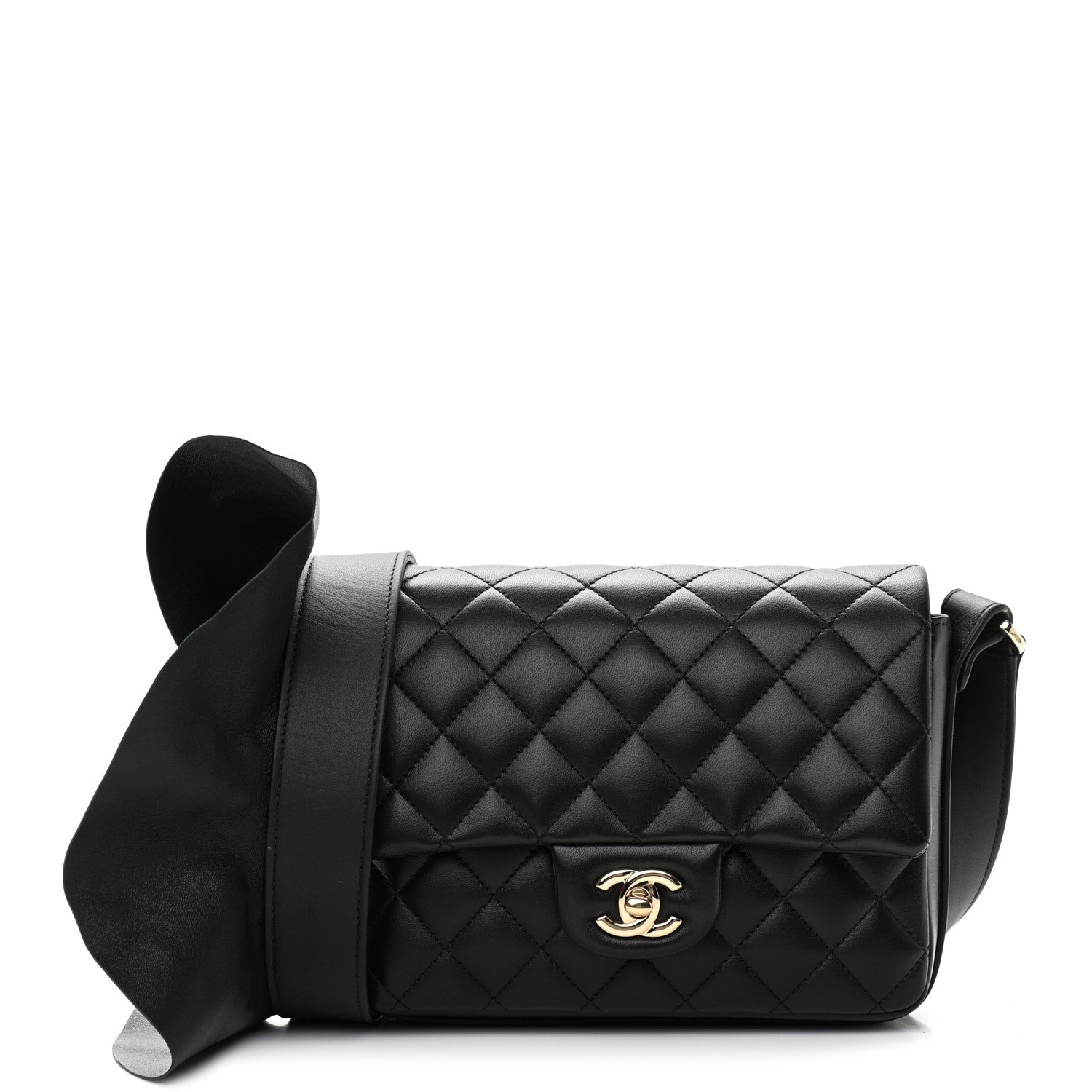 Chanel Calfskin Quilted Bolero De Chanel Flap Bag Black 1 of 9