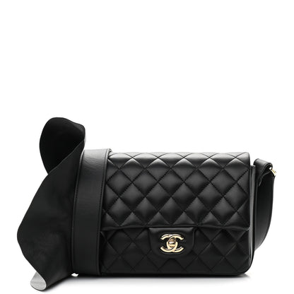 Chanel Calfskin Quilted Bolero De Chanel Flap Bag Black 1 of 9