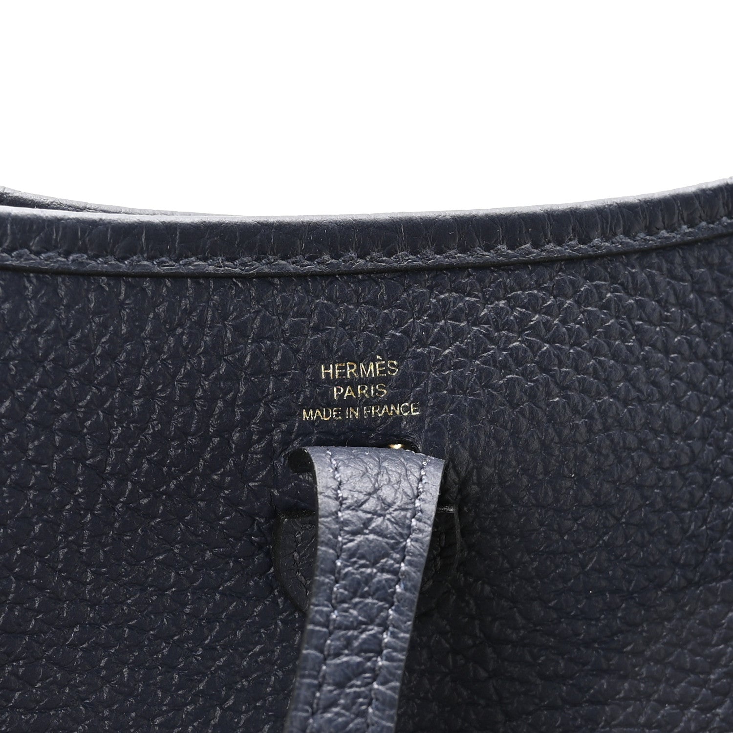 Hermes Taurillon Clemence Evelyne TPM Bleu Nuit 6 of 11