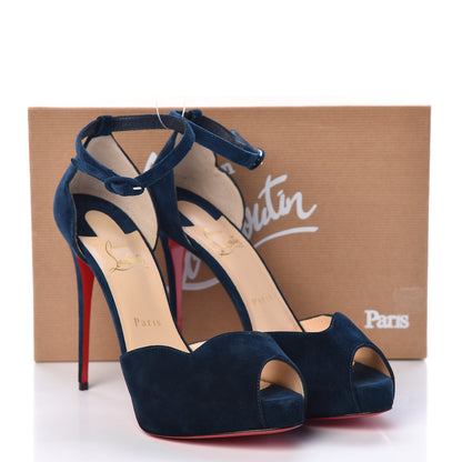 Christian Louboutin Suede Aketata 120 Pumps 39.5 Quartz 8 of 8