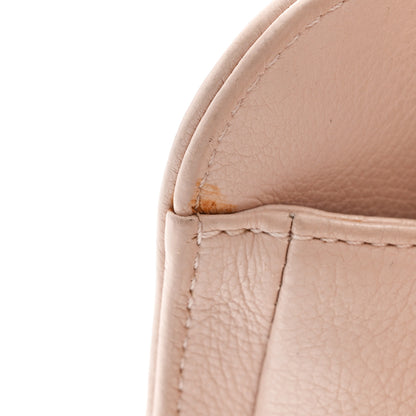 Chanel Grained Calfskin Stitched Small Label Click Shopper Tote Light Beige 11 of 11