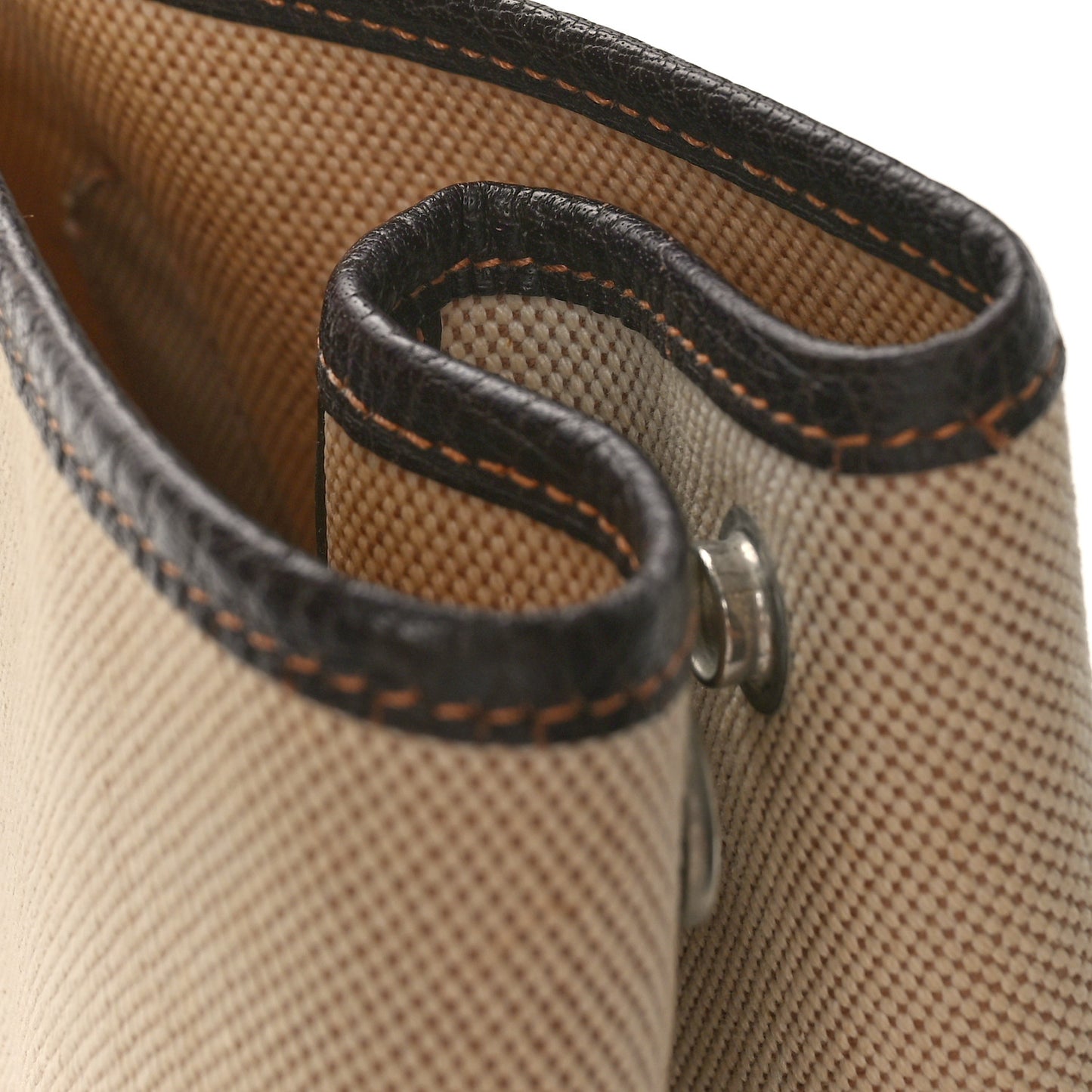 Buffle Skipper Toile Garden Party 36 MM Tote Marron Fonce