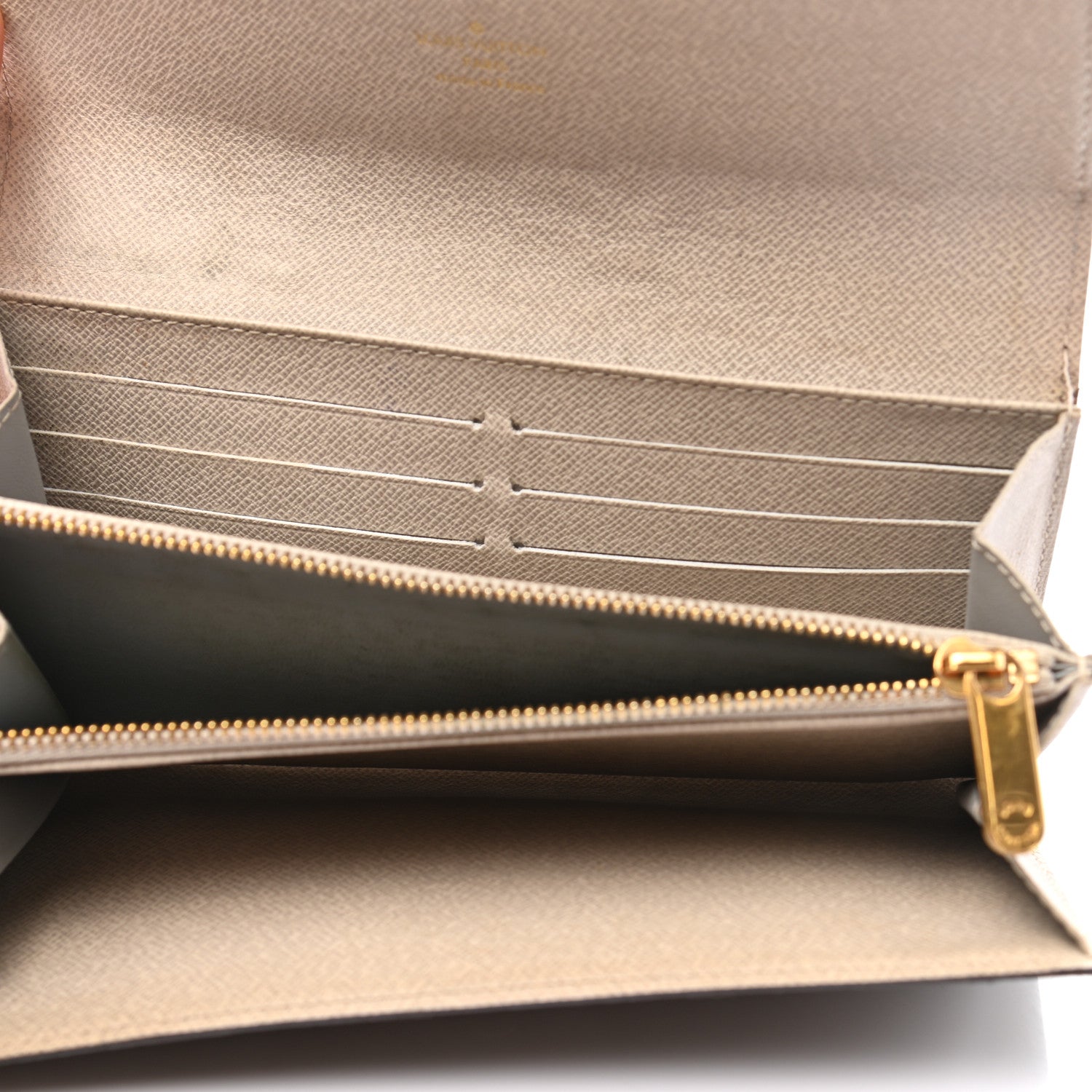 Louis Vuitton Monogram Dentelle Sarah Wallet Silver 6 of 16