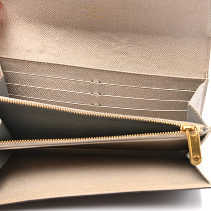 Louis Vuitton Monogram Dentelle Sarah Wallet Silver 6 of 16