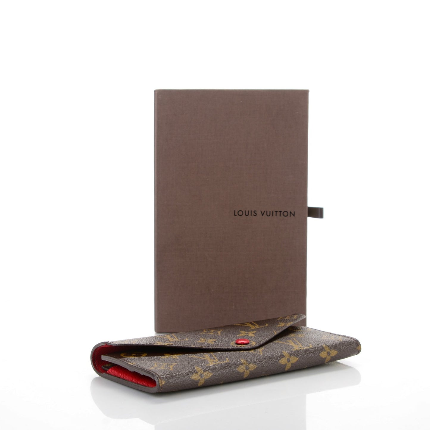 Monogram Josephine Wallet Red