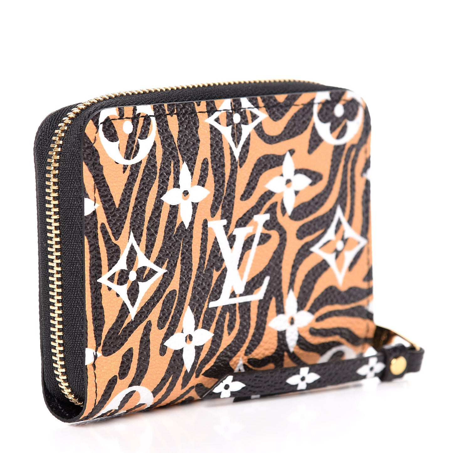 Monogram Giant Jungle Zippy Coin Purse Black