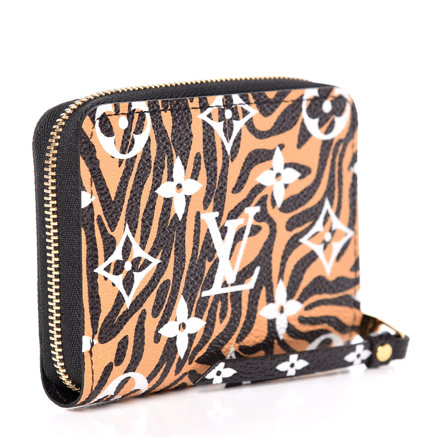 Louis Vuitton Monogram Giant Jungle Zippy Coin Purse Black 3 of 8