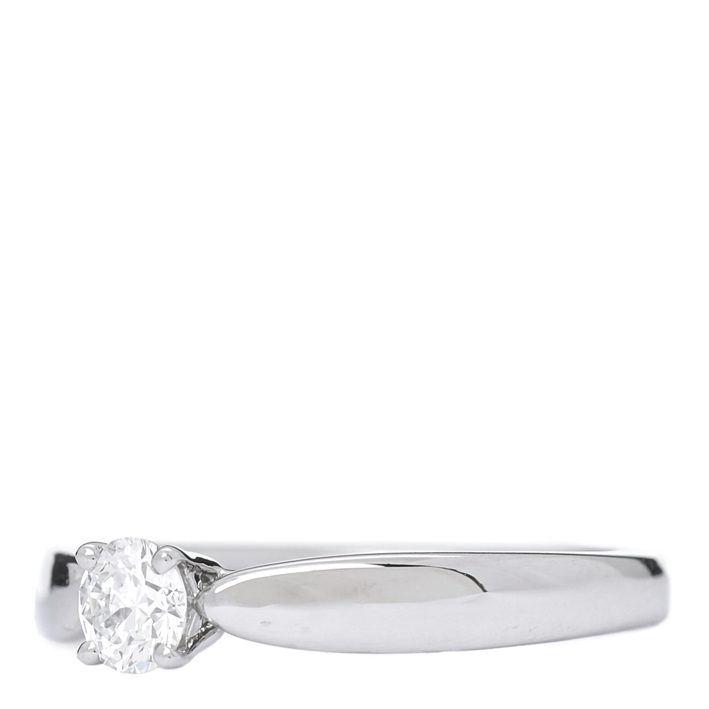Platinum Diamond .21ct Harmony Solitaire Engagement Ring 48 4.5