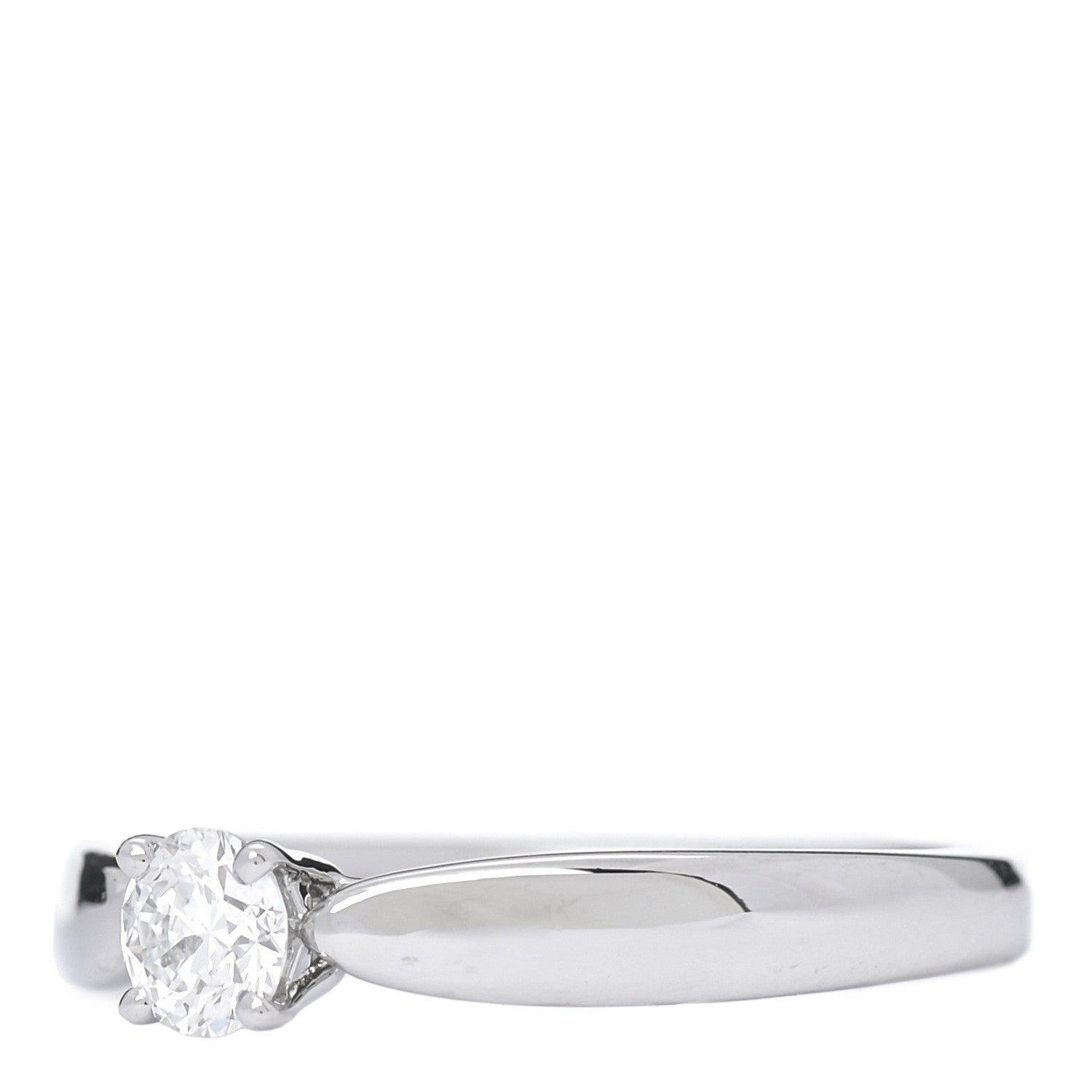 Tiffany Platinum Diamond .21ct Harmony Solitaire Engagement Ring 48 4.5 3 of 6