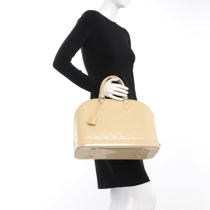 Louis Vuitton Vernis Alma GM Blanc Corail 2 of 13
