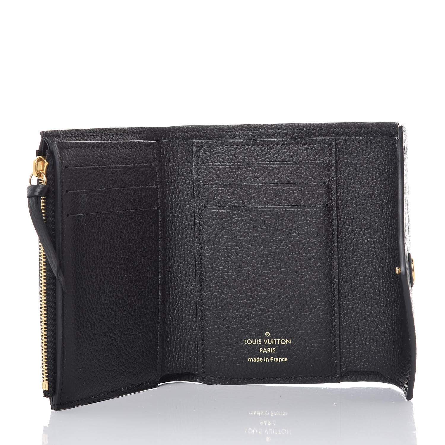 Louis Vuitton Empreinte Victorine Wallet Black 5 of 7