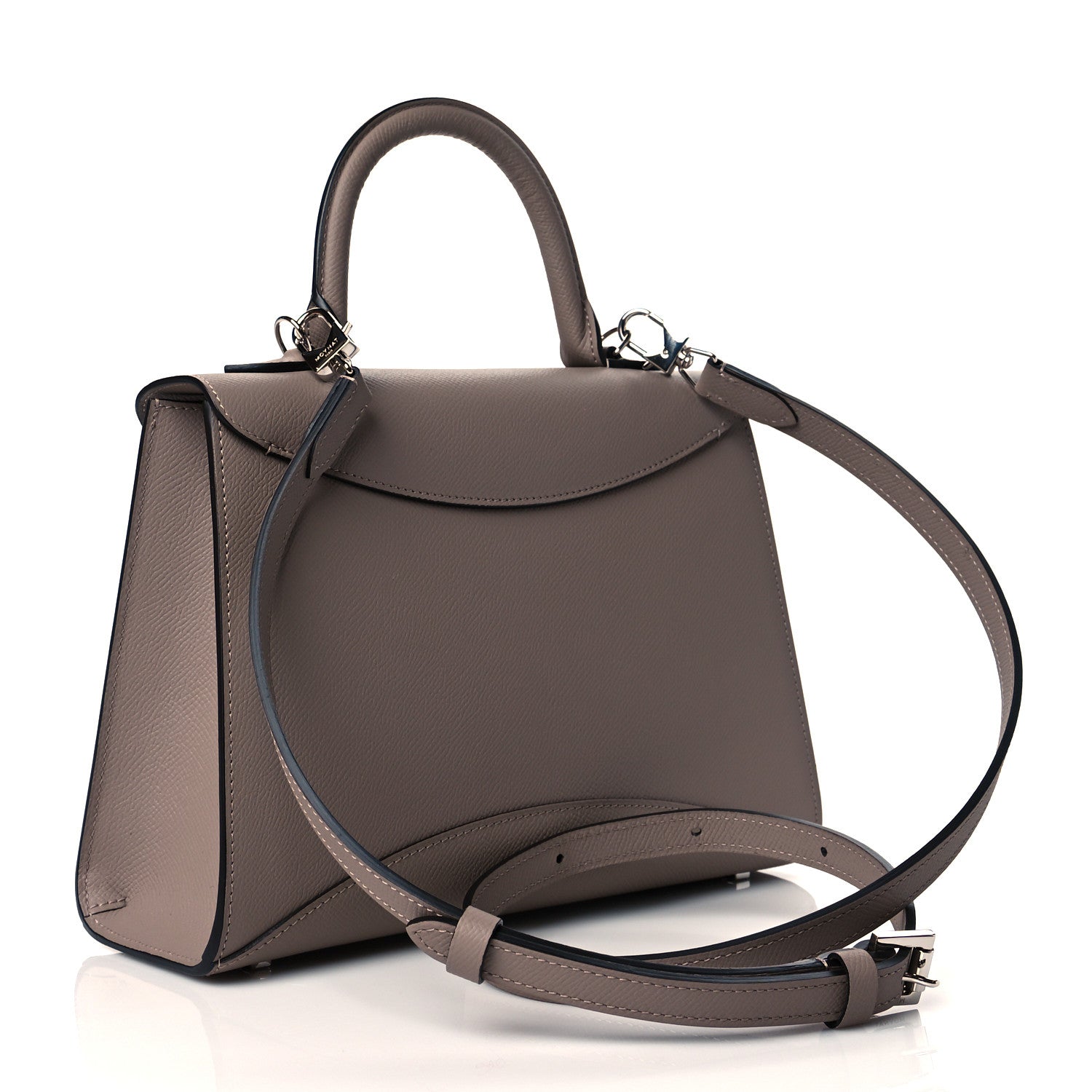 Moynat Carat Calfskin Gabrielle PM Tourterelle 2 of 10