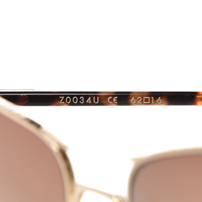 Louis Vuitton Conspiration Pilote Sunglasses Z0034U Gold 6 of 8