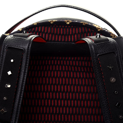 Christian Louboutin Jacquard Canvas Backloubi Backpack Black 10 of 10