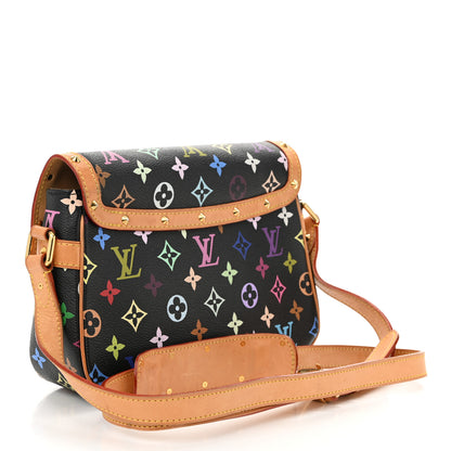 Louis Vuitton Monogram Multicolor Sologne Black 3 of 10