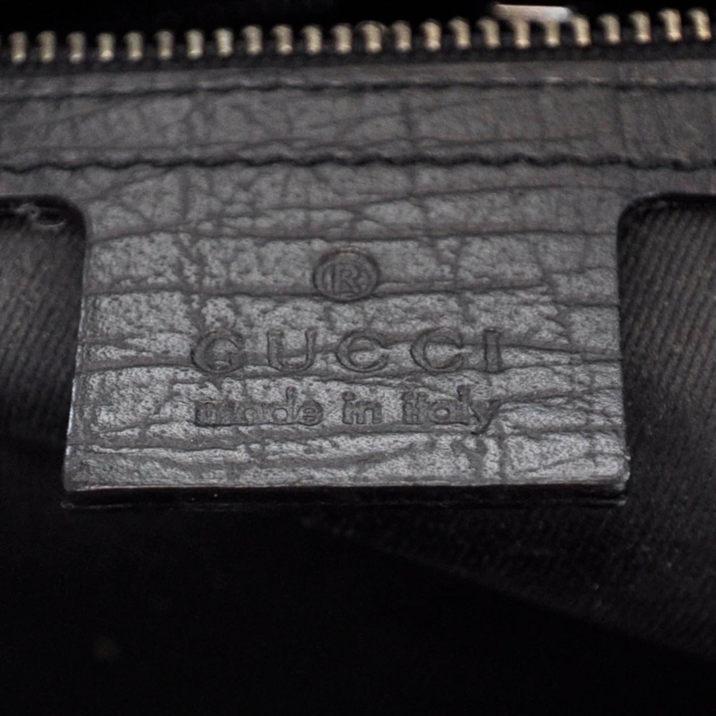 Monogram Bamboo Bullet Satchel Black