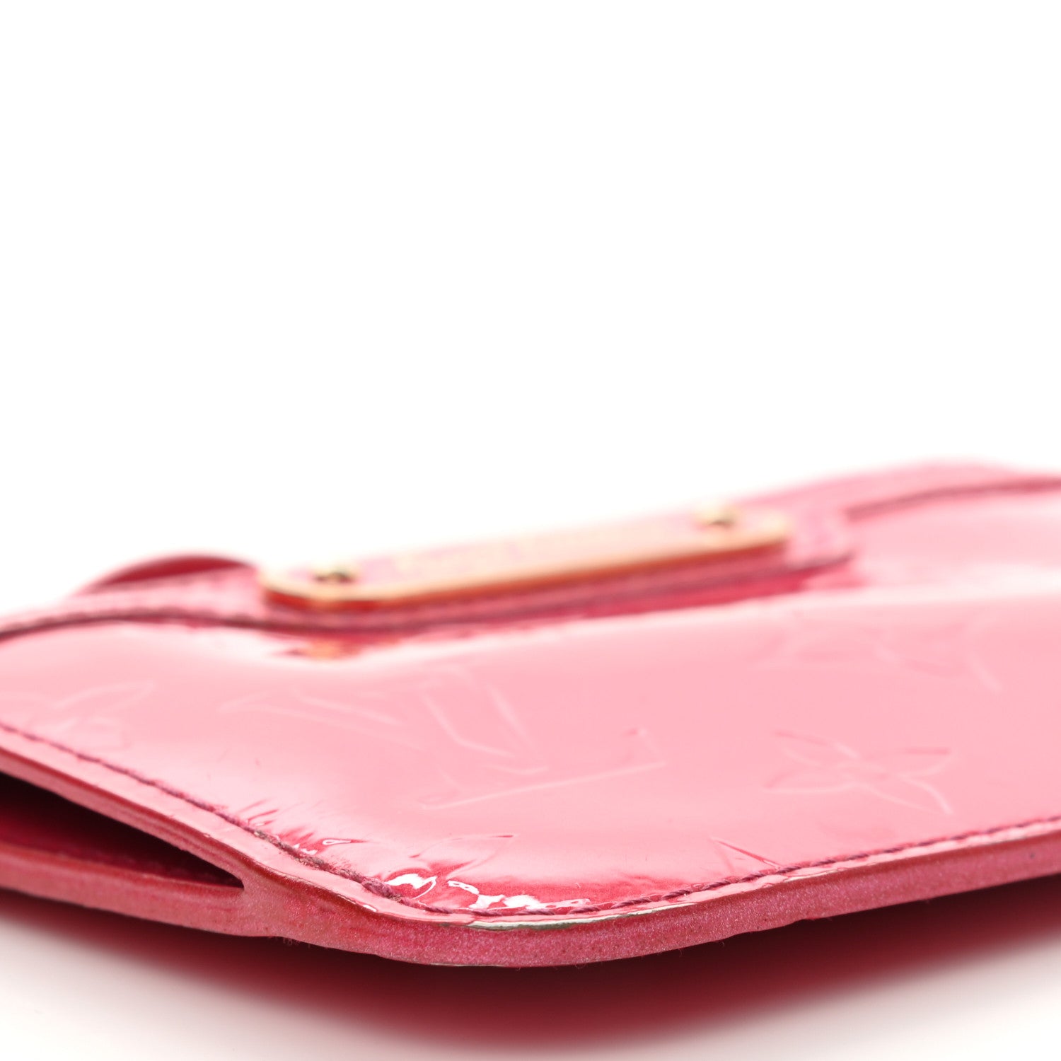 Louis Vuitton Vernis Key Pouch Rose Pop 7 of 12