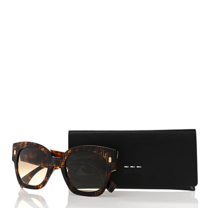 Fendi Acetate FF Sunglasses FF 0458/G/S Havana 7 of 7