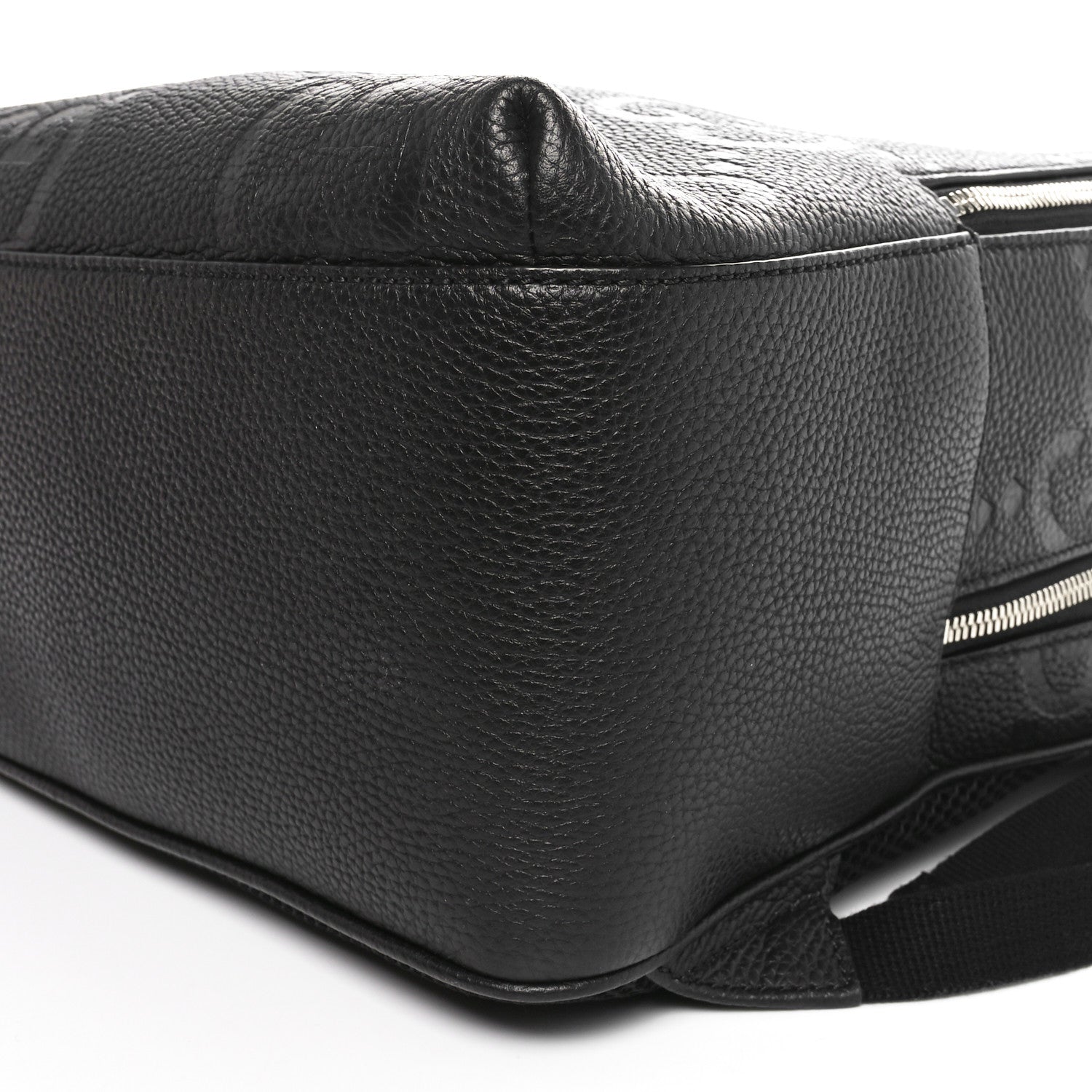 Gucci Calfskin Jumbo GG Embossed Large Backpack Black 10 of 10
