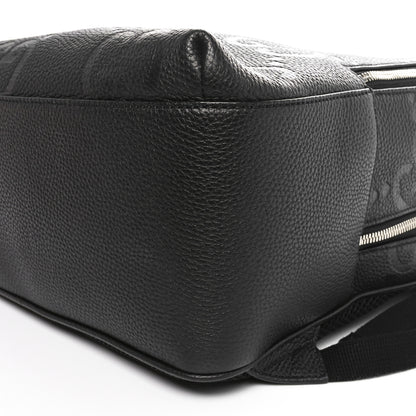 Gucci Calfskin Jumbo GG Embossed Large Backpack Black 10 of 10