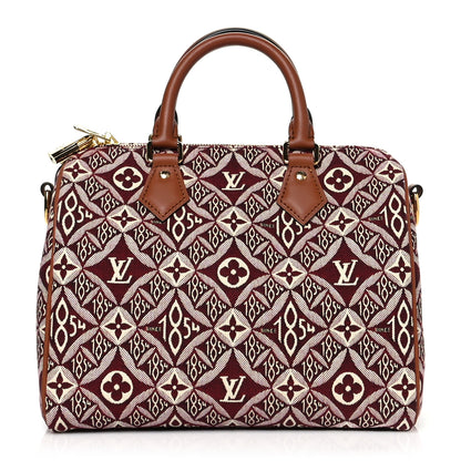 Louis Vuitton Jacquard Since 1854 Speedy Bandouliere 25 Bordeaux 1 of 11